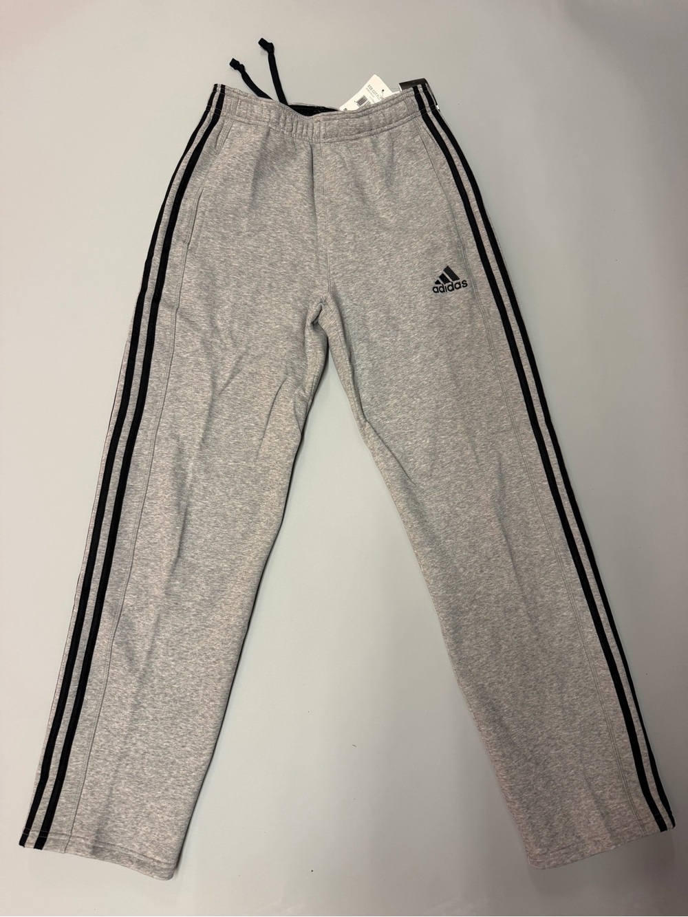 NWT Adidas Men Grey 3-Stripe Track Pants